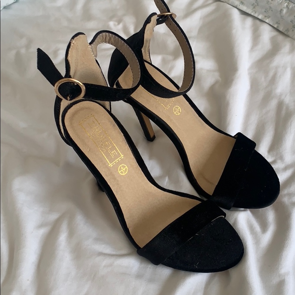 ASOS strappy barely there heels NWOT